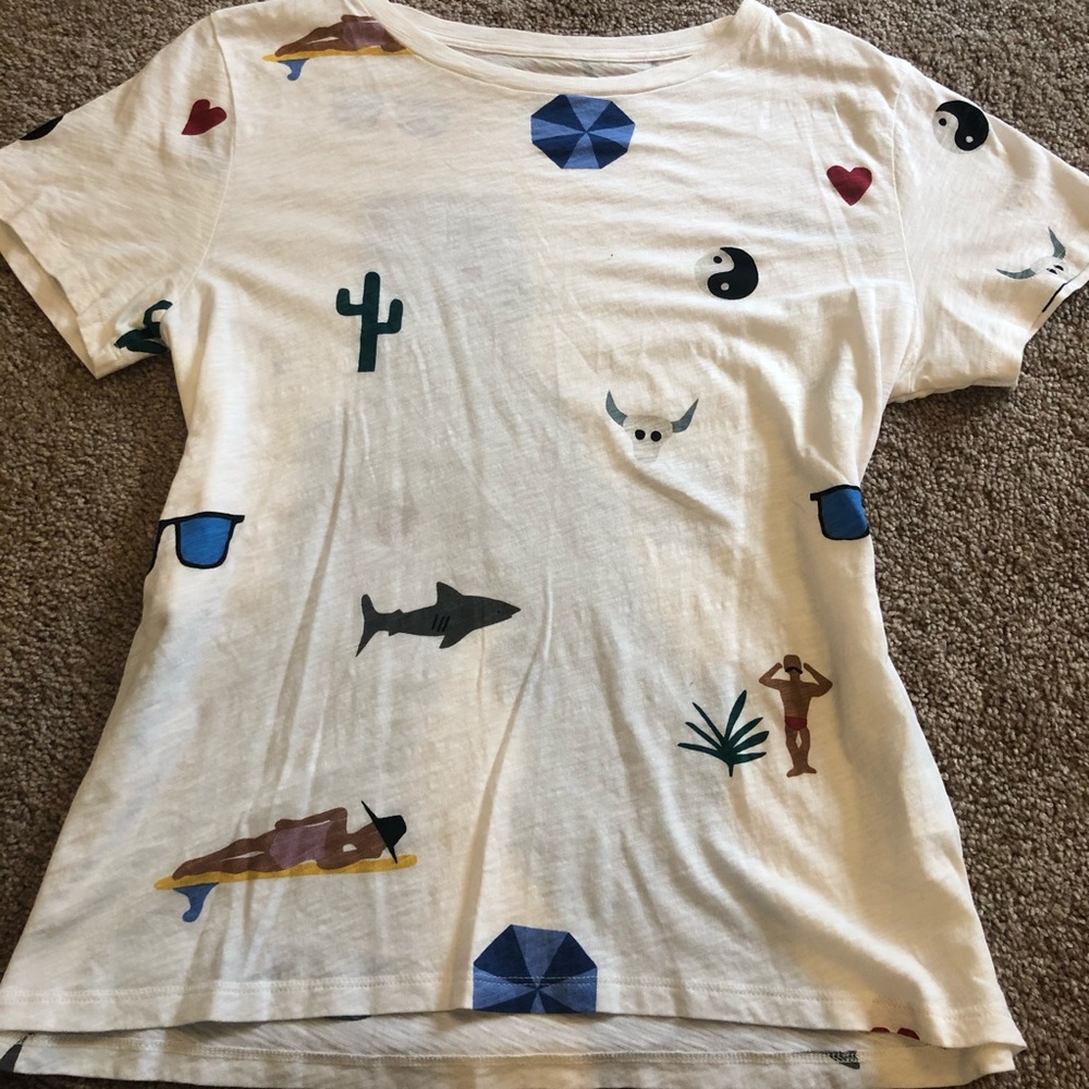 Limited addition J crew Isabel Bacon t-shirt.